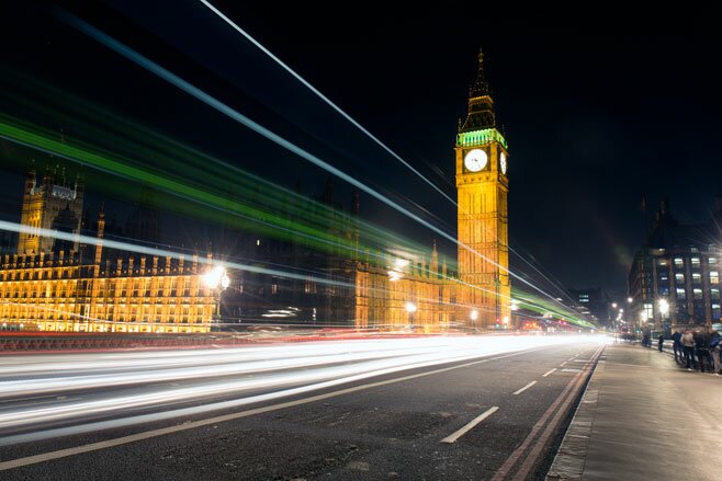 Биг-Бен ночью