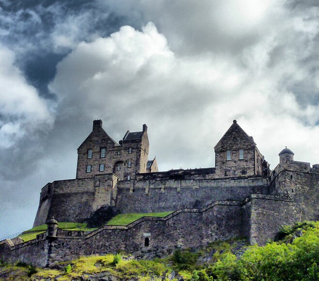 Замок в Эдинбурге
