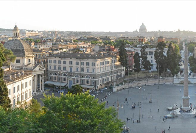 Одна из площадей Рима